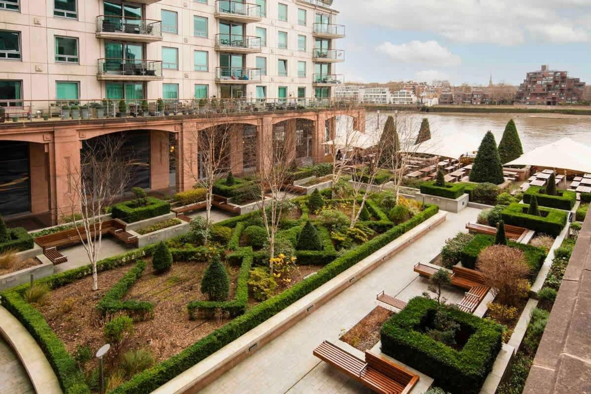 Terraced Riverview Apartment Londres Exterior foto